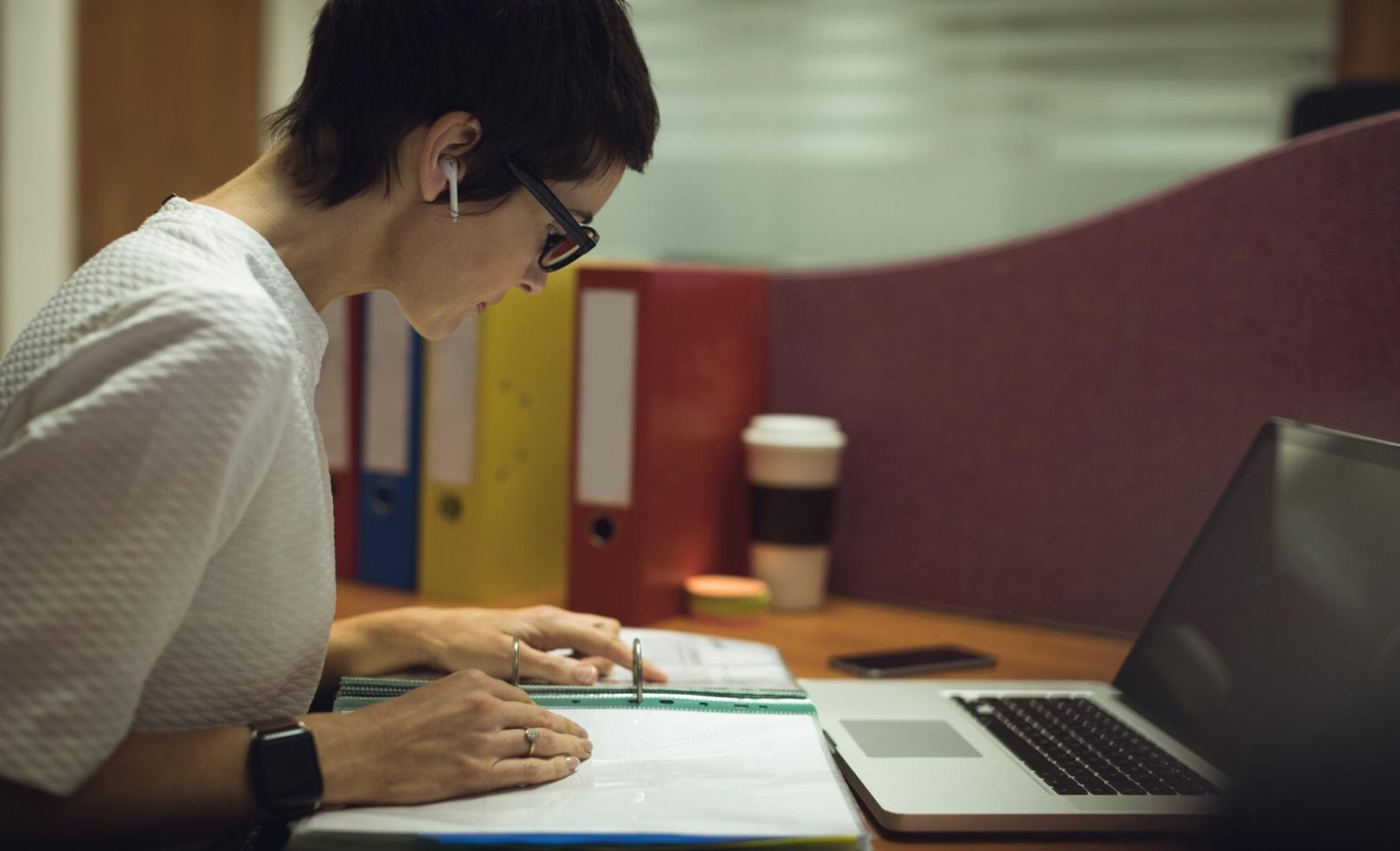 Workshop materials and learning resources on table
